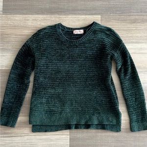 Pink Rose Velvet Knit Sweater